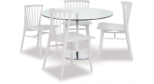 Becky Dining Table & Requin Chairs x 4